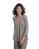 Alembika Knit V-Neck Top-ST375