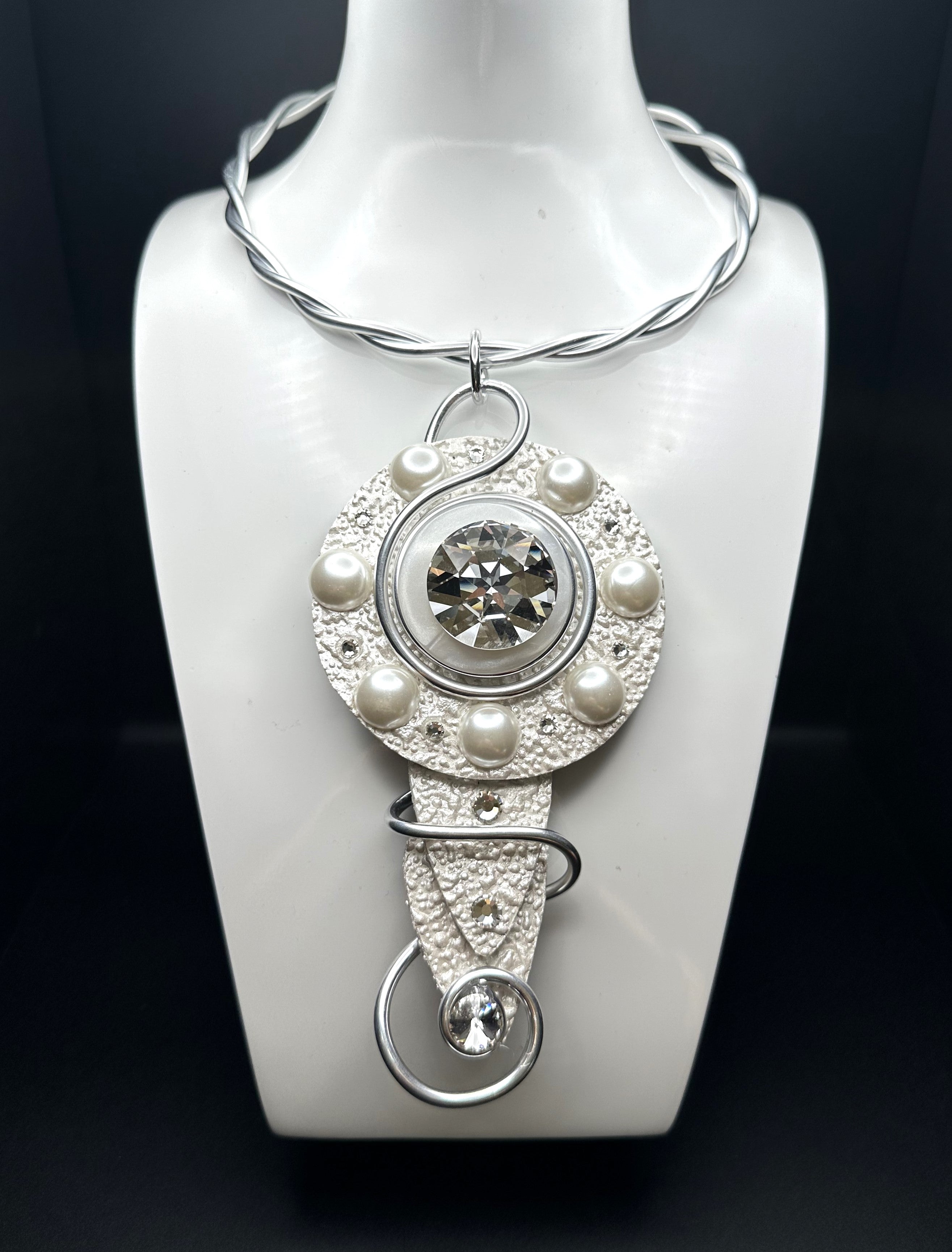 Jeff Lieb Deep Pearl Necklace-JL-21217