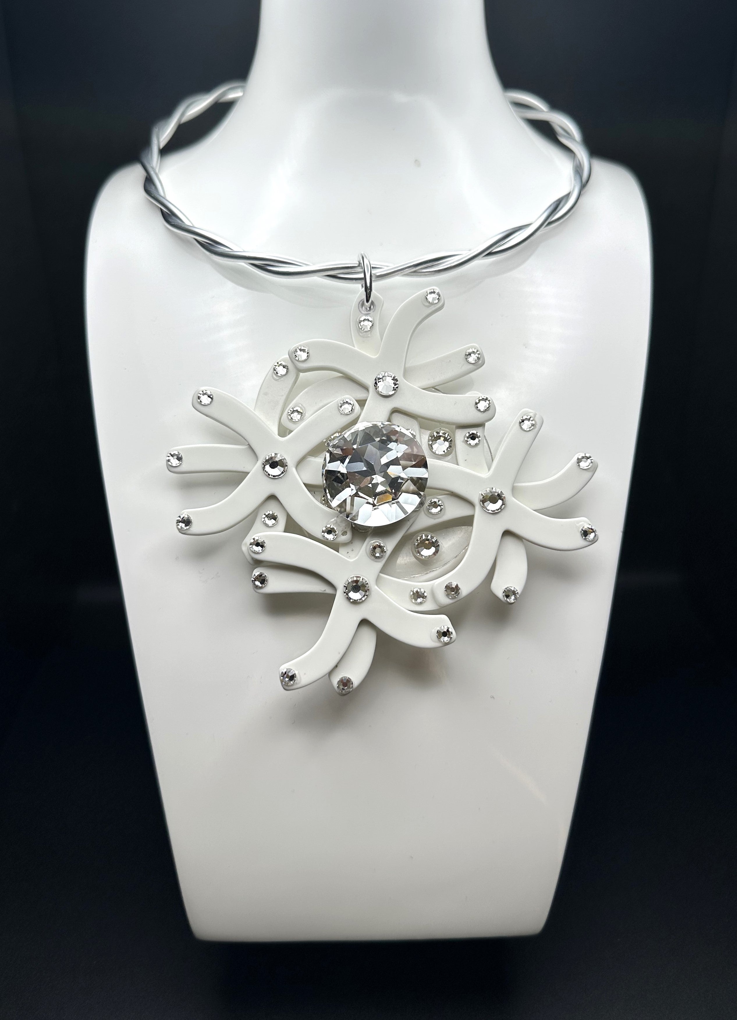 Jeff Lieb Snow Angel Necklace-JL-21248