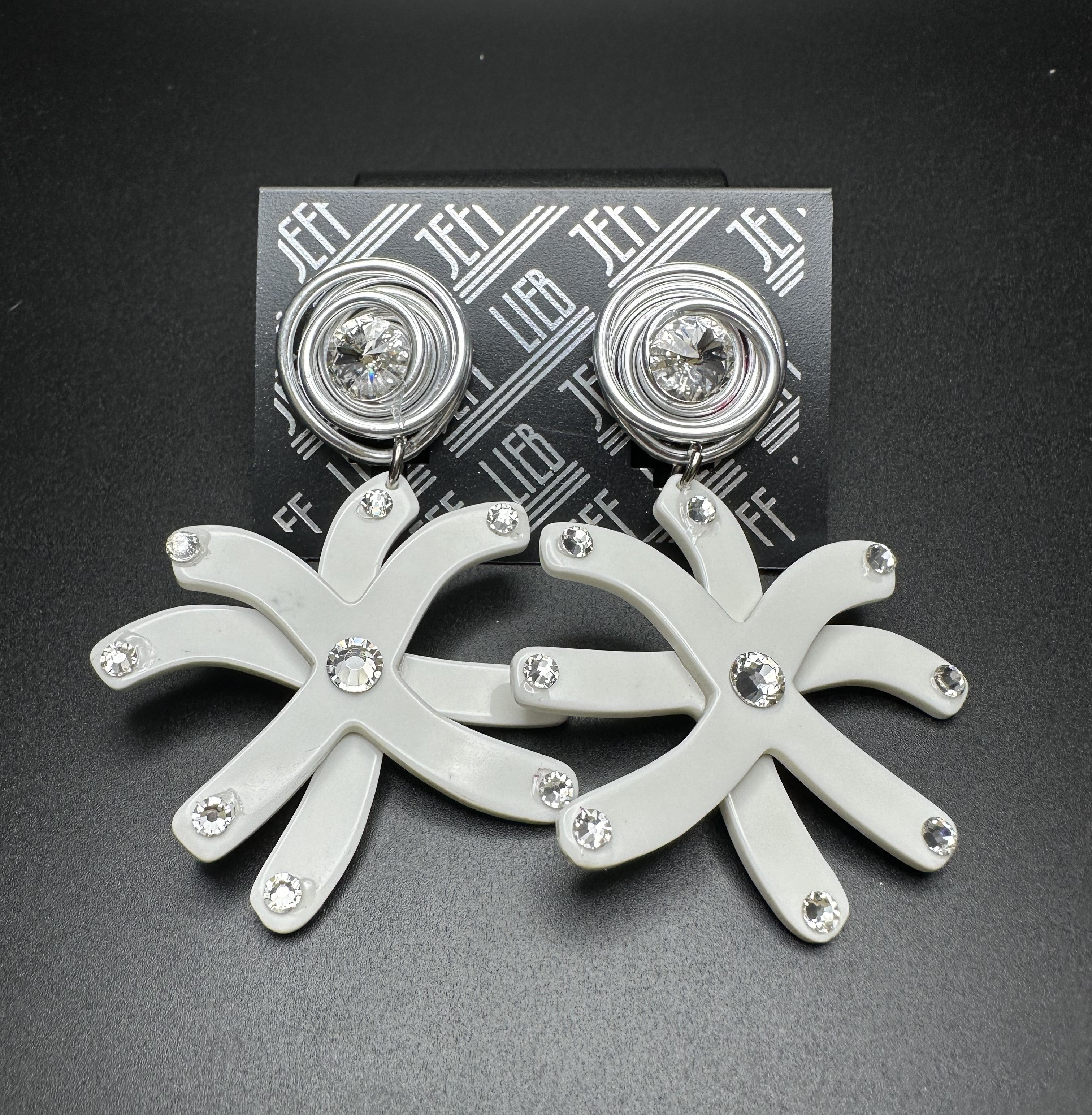 Jeff Lieb Snow Angel Earring-JL-21249