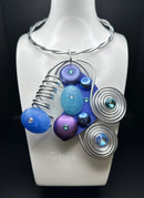 Jeff Lieb Aqua Necklace-JL-21267