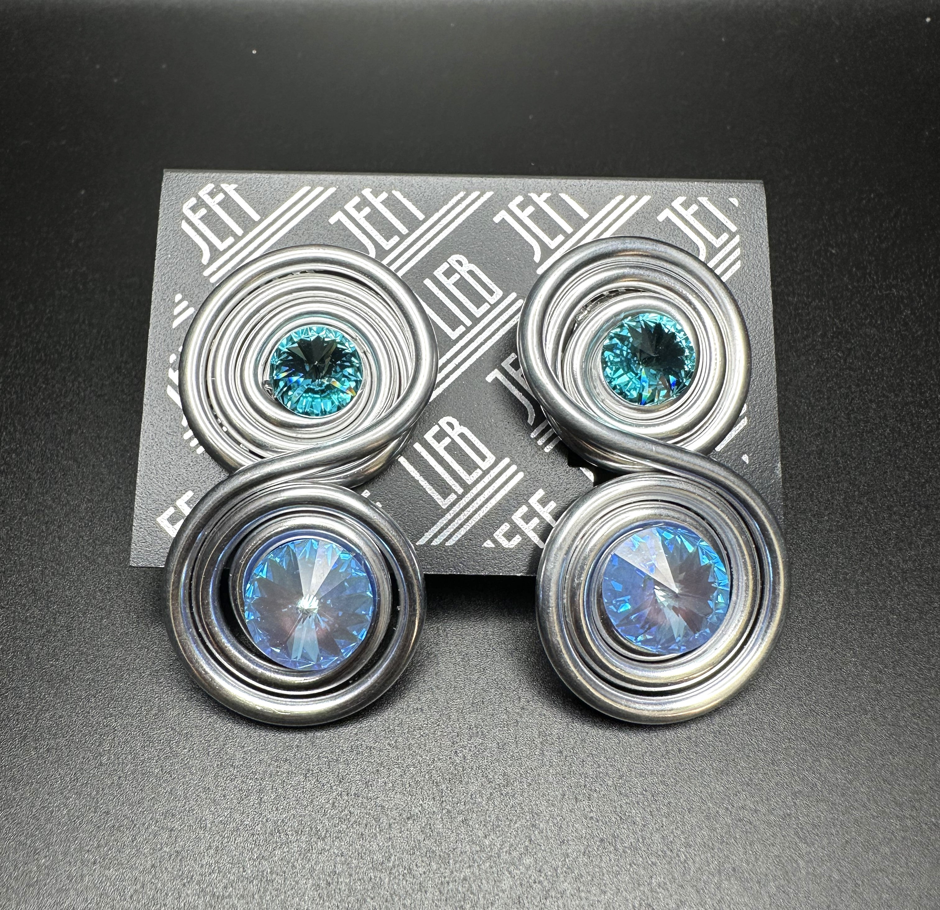 Jeff Lieb Aqua Earring-JL-21268