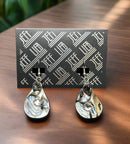 Jeff Lieb Teardrop Coral Earring-JL-214590