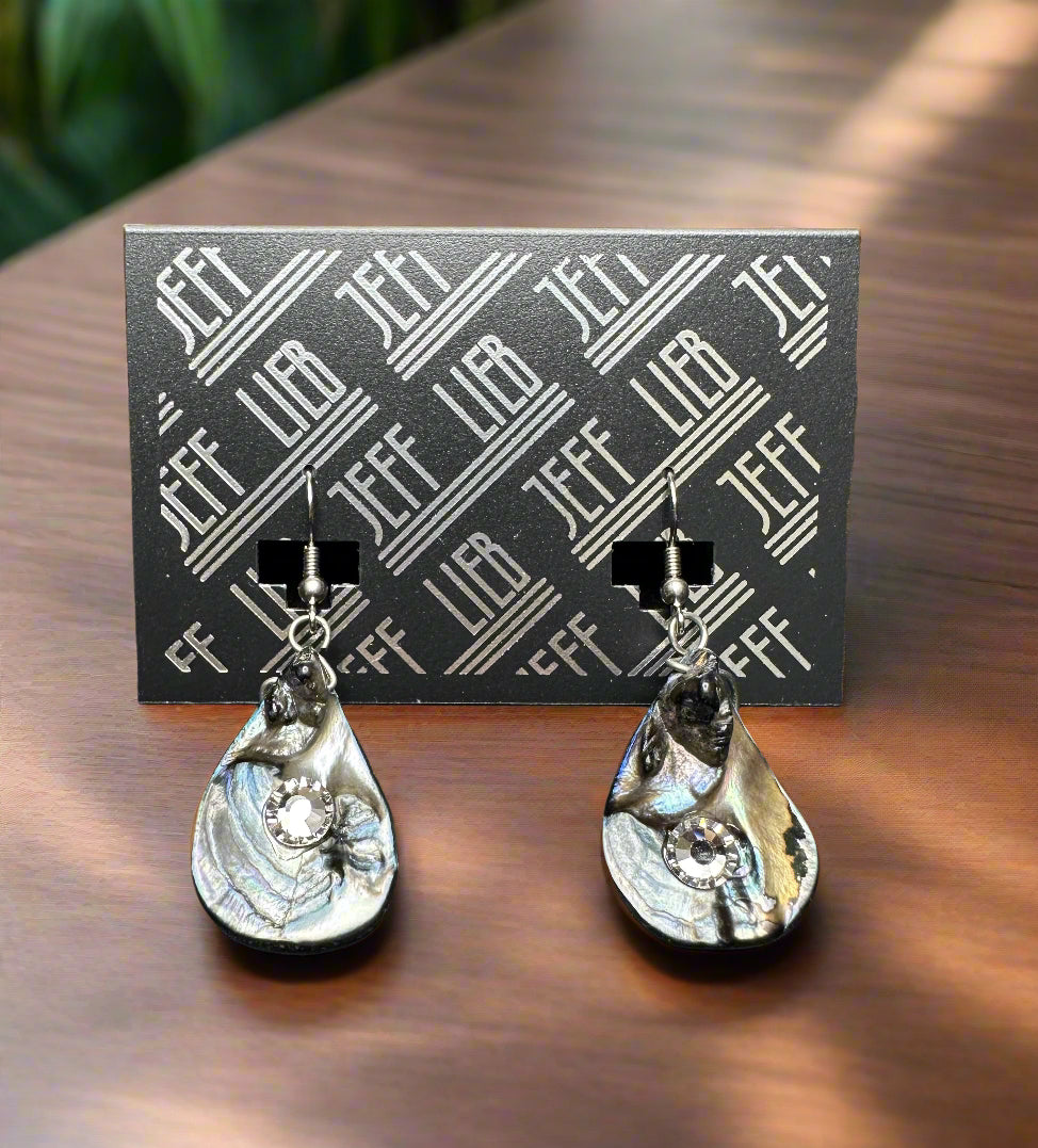 Jeff Lieb Teardrop Coral Earring-JL-214590