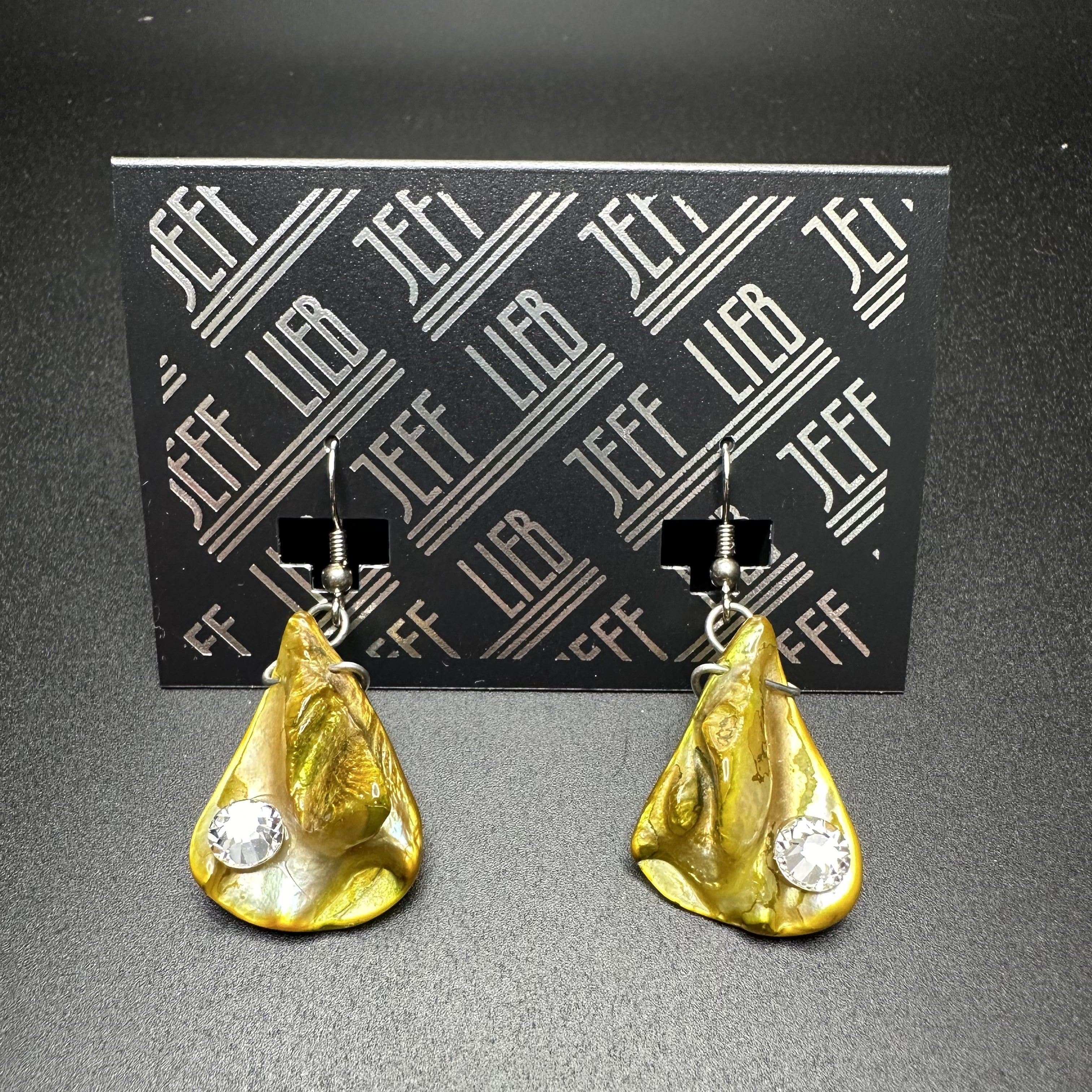 Jeff Lieb Teardrop Coral Earring-JL-214590