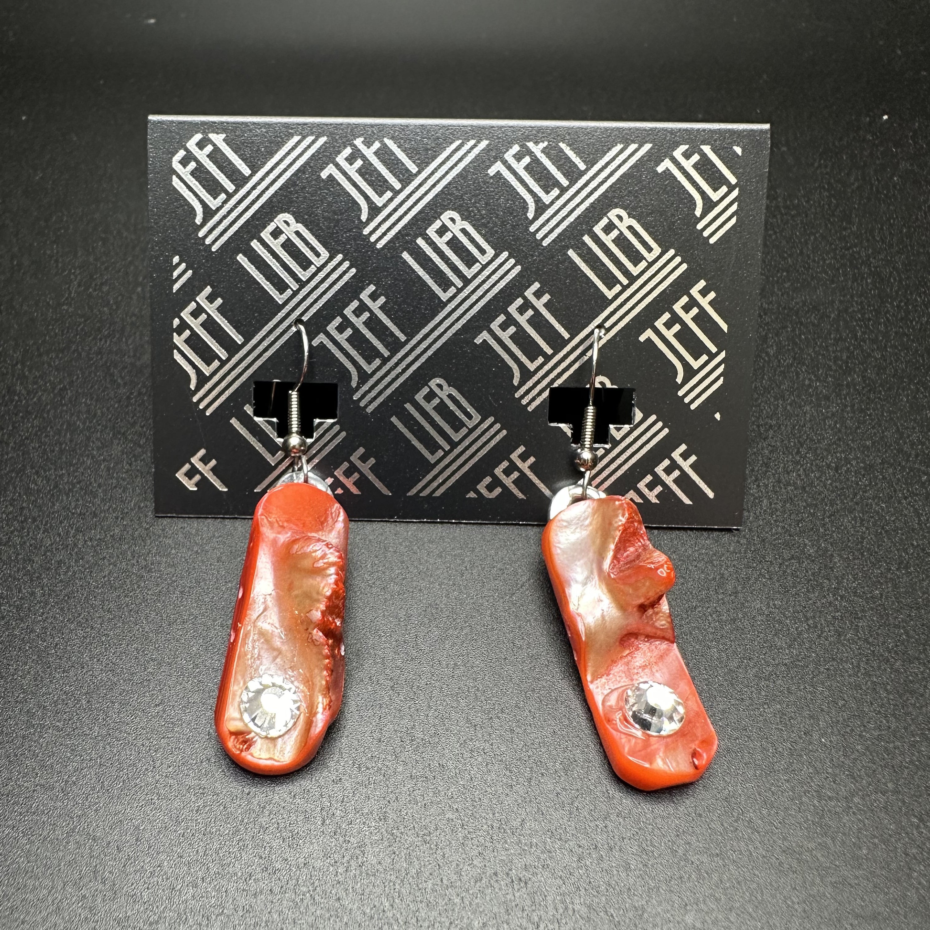 Jeff Lieb Coral Earring-JL-21459
