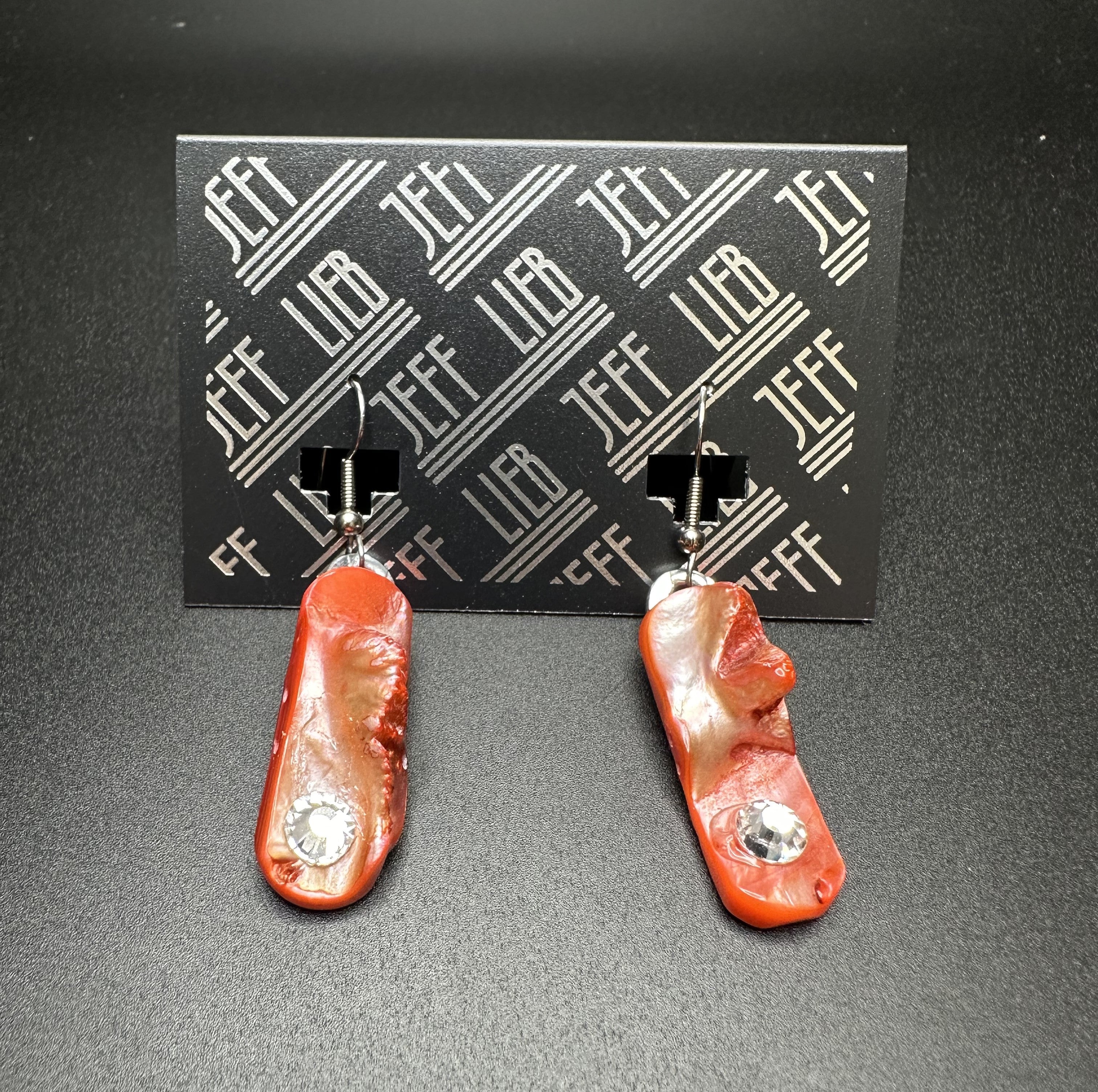 Jeff Lieb Coral Earring-JL-21459