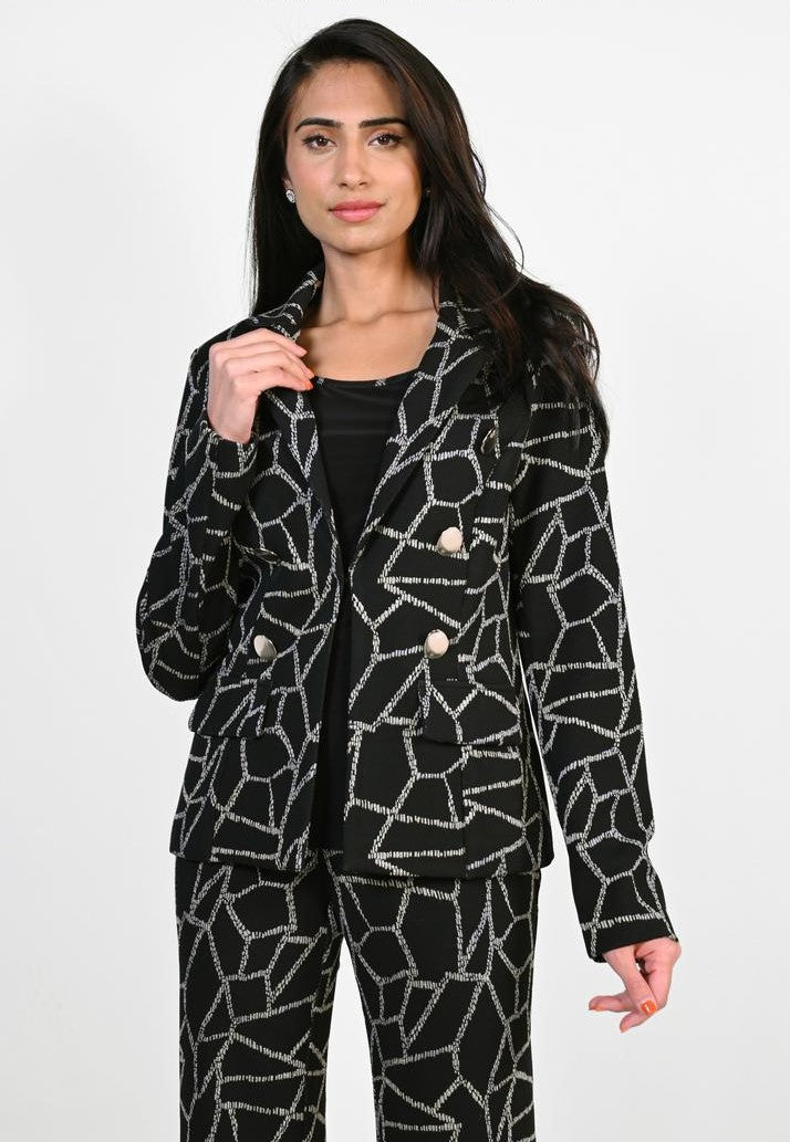 Frank Lyman Metallic Threading Stretch Jacket-223388