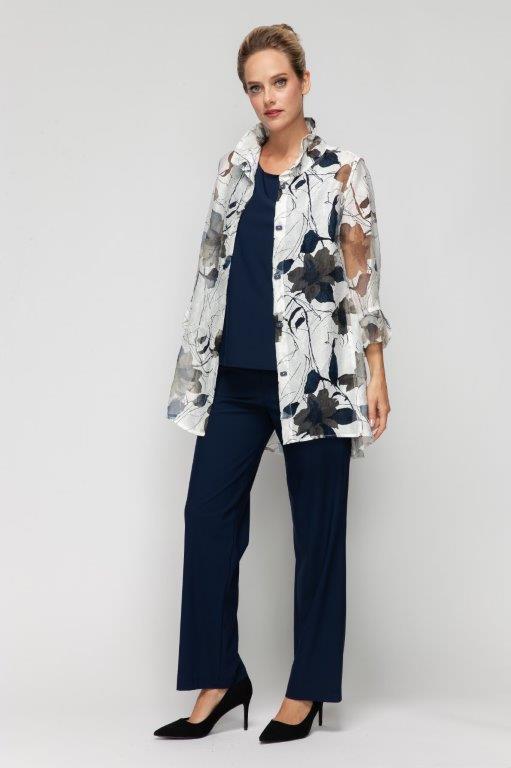 IC Collection Sheer Floral Jacket-IC-2277J