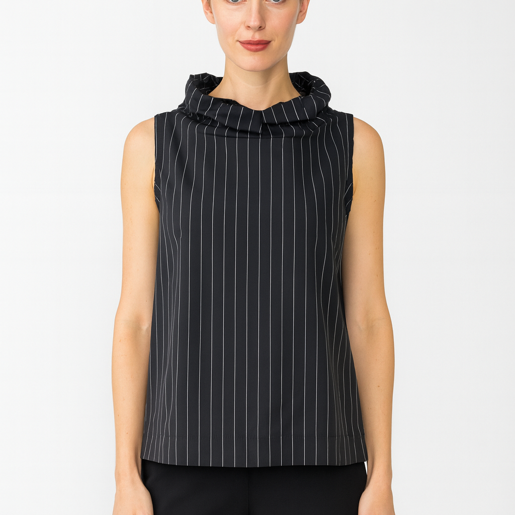 Sun Kim Jacquard Wire Collar Vest-ME155JP