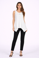 By JJ Faux Button-Up Popover Vest- IT-175