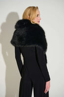 Joseph Ribkoff Signature | Faux Fur Cape-233796