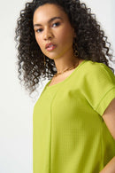 Joseph Ribkoff Textured Woven Boxy Top-JR-241217