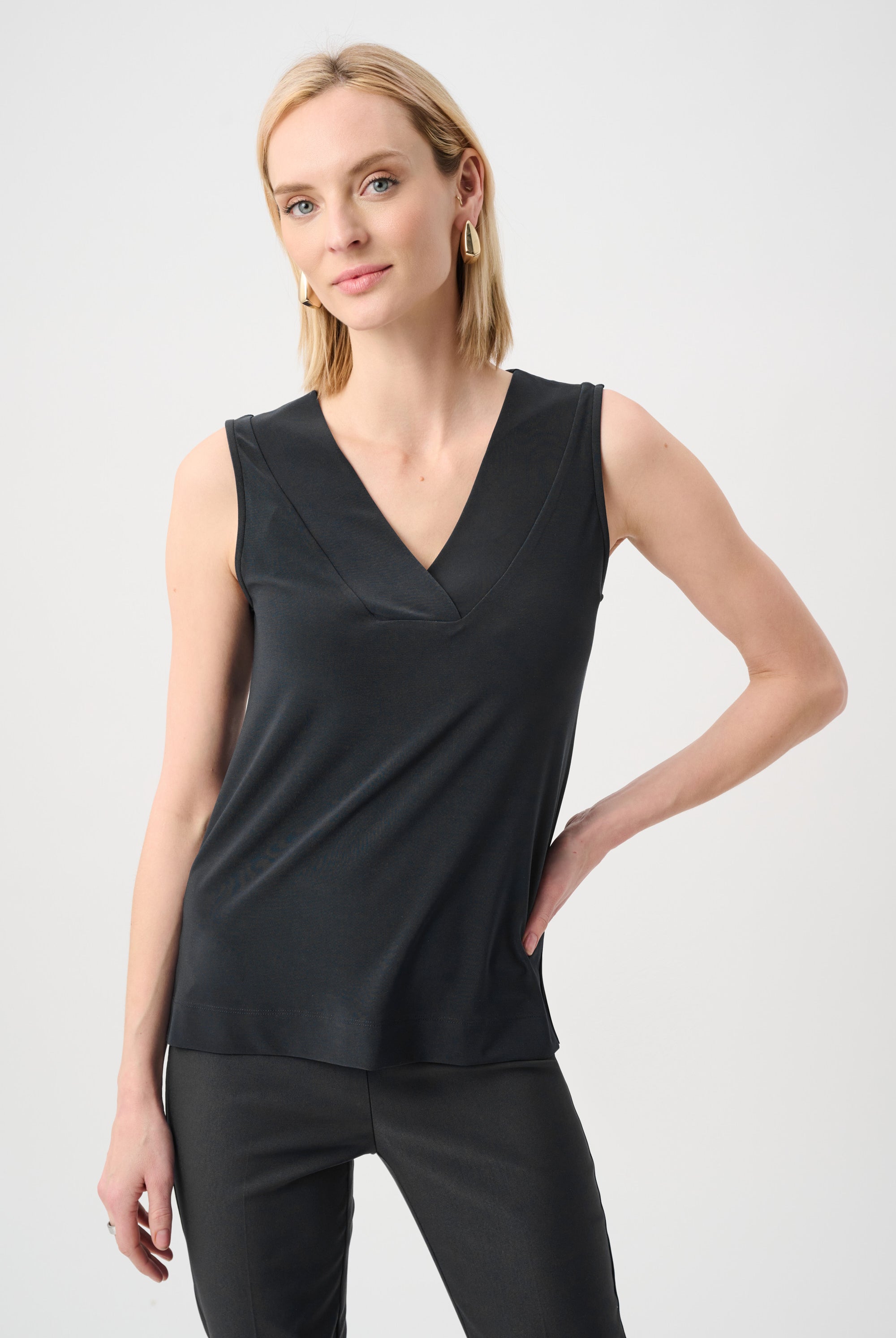 Silky Knit Sleeveless Top