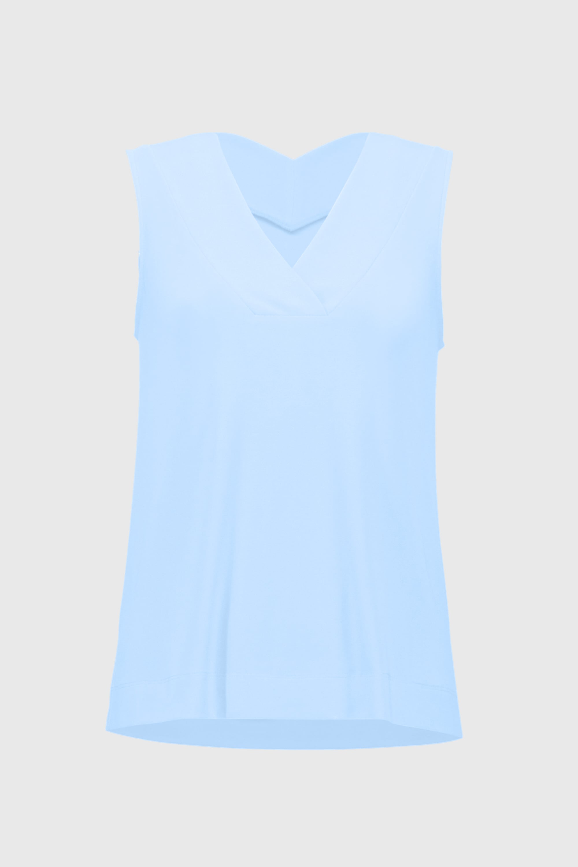 Silky Knit Sleeveless Top - Seasonal Colors