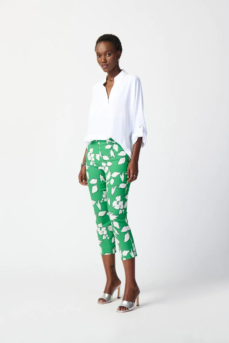 Joseph Ribkoff Green Leaf Pant-JR-241267