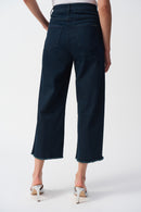 Claudia | Culotte Jeans With Embellished Front Seam-241903S25