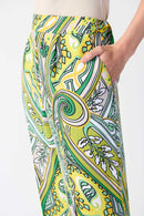 Joseph Ribkoff Woven Paisley Print Crop Pants-242010