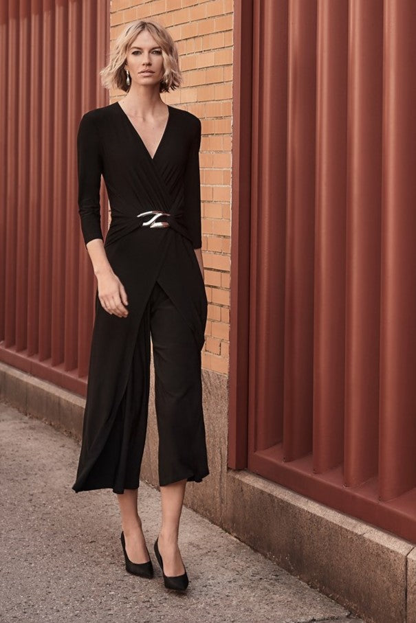 Joseph Ribkoff Sliky Knit Wrap Jumpsuit-JR-243079