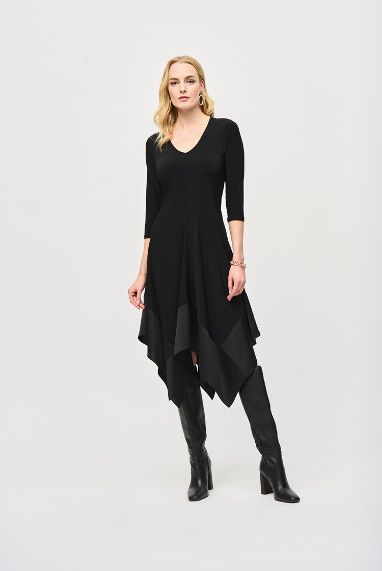 Joseph Ribkoff Silky Knit Handkerchief Dress | Unique Apparel USA