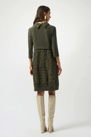 Joseph Ribkoff Jacquard Silky Knit Cocoon Dress-243114F25