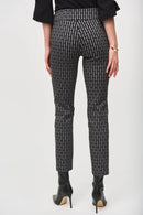 Joseph Ribkoff Jacquard Dot Slim Fit Pull-On Pants-JR-243131