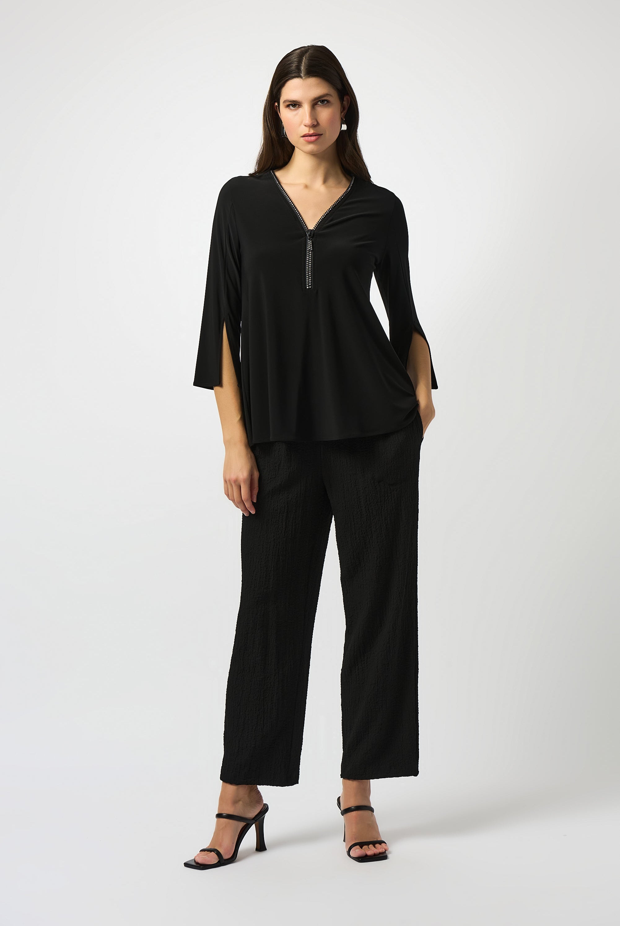 Silky Knit Fit and Flare Tunic