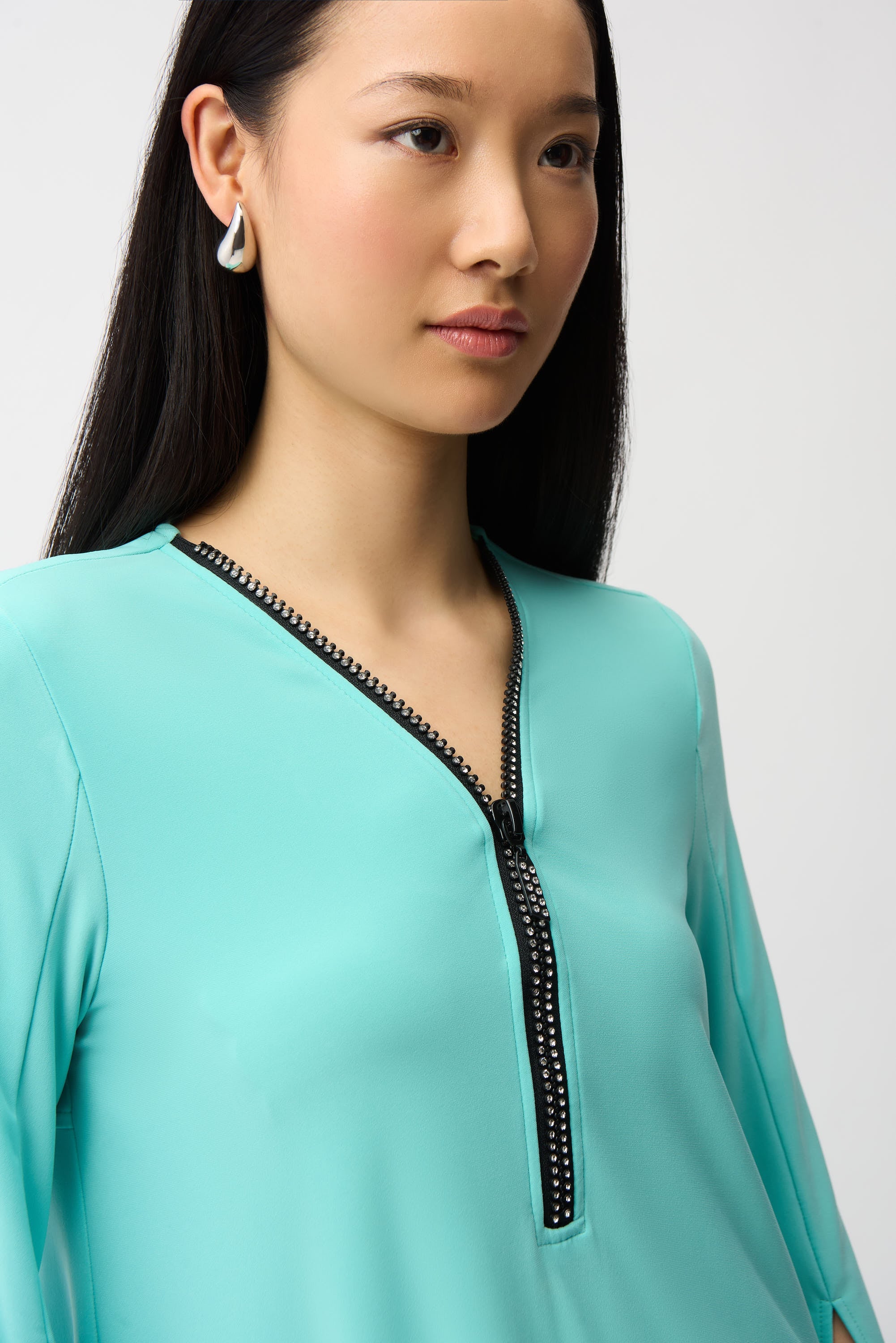 Silky Knit Fit and Flare Tunic