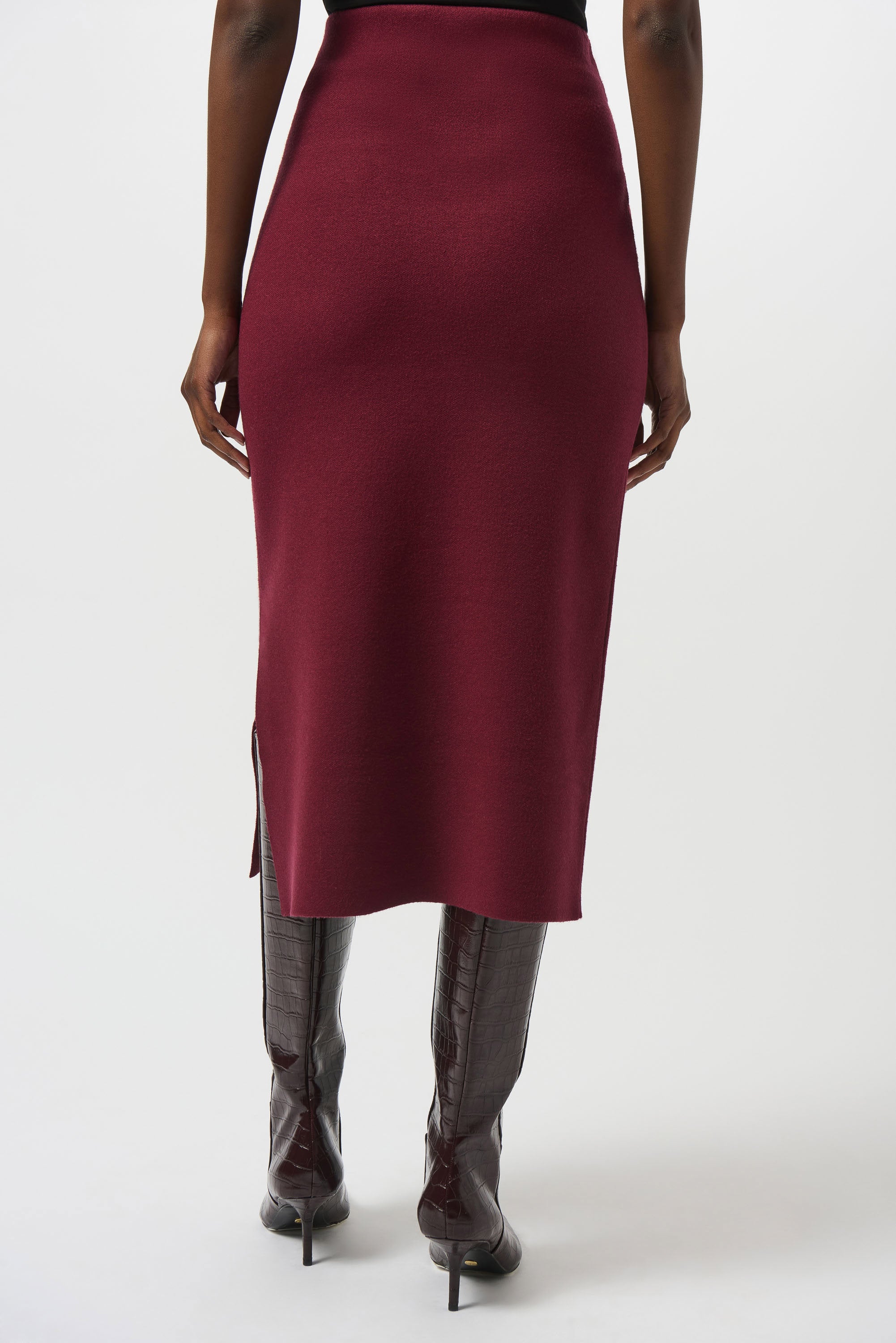 Joseph Ribkoff Sweater Knit Midi Skirt-243967F25