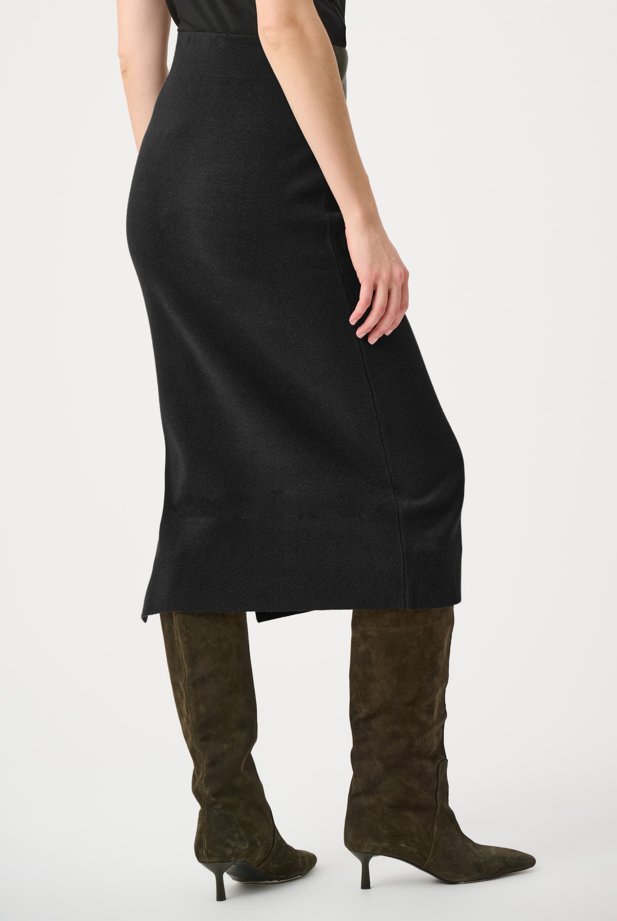 Sweater Knit Midi Skirt