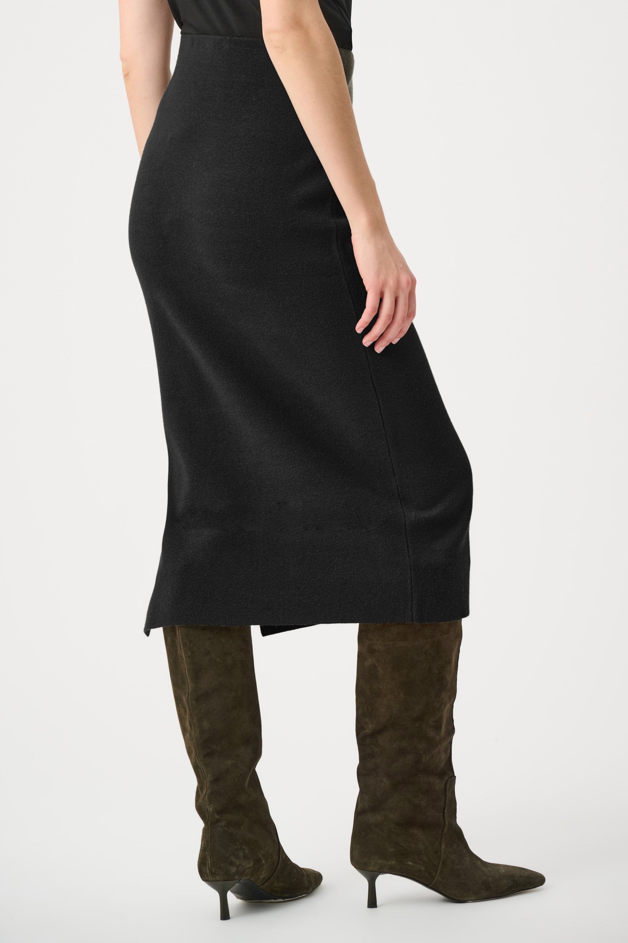 Sweater Knit Midi Skirt