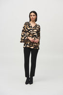 Joseph Ribkoff Silky Knit Animal Print Tunic-JR-244176
