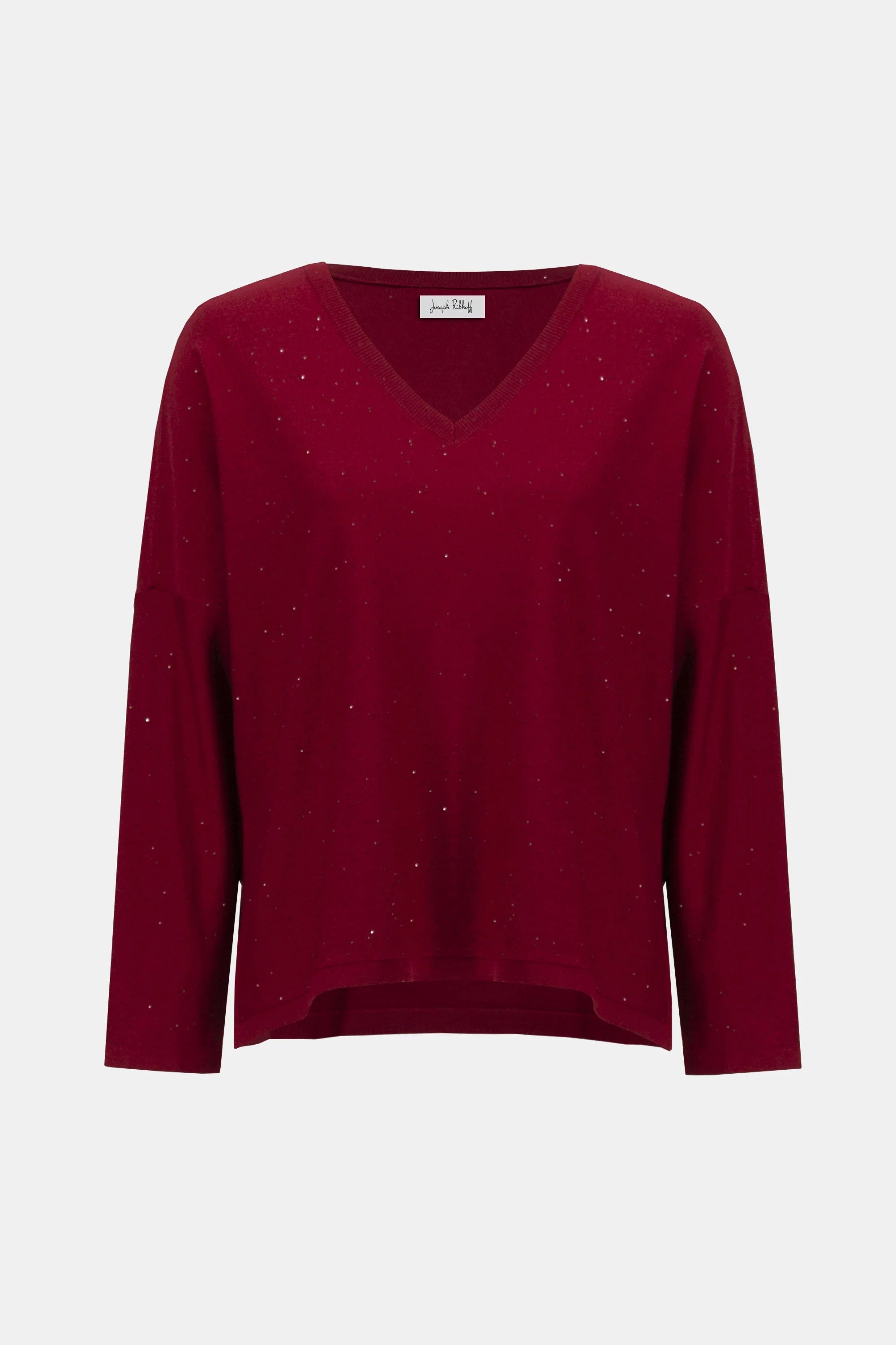 Joseph Ribkoff Sequined Sweater Knit Boxy Top-JR-244921