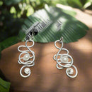 Jeff Lieb Wire Pearl Earring-JL-24687-P