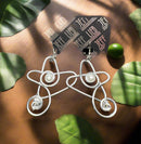 Jeff Lieb Wire Pearl Earring-JL-24687-P