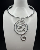 Jeff Lieb Wire Pearl Necklace-JL-24688-P