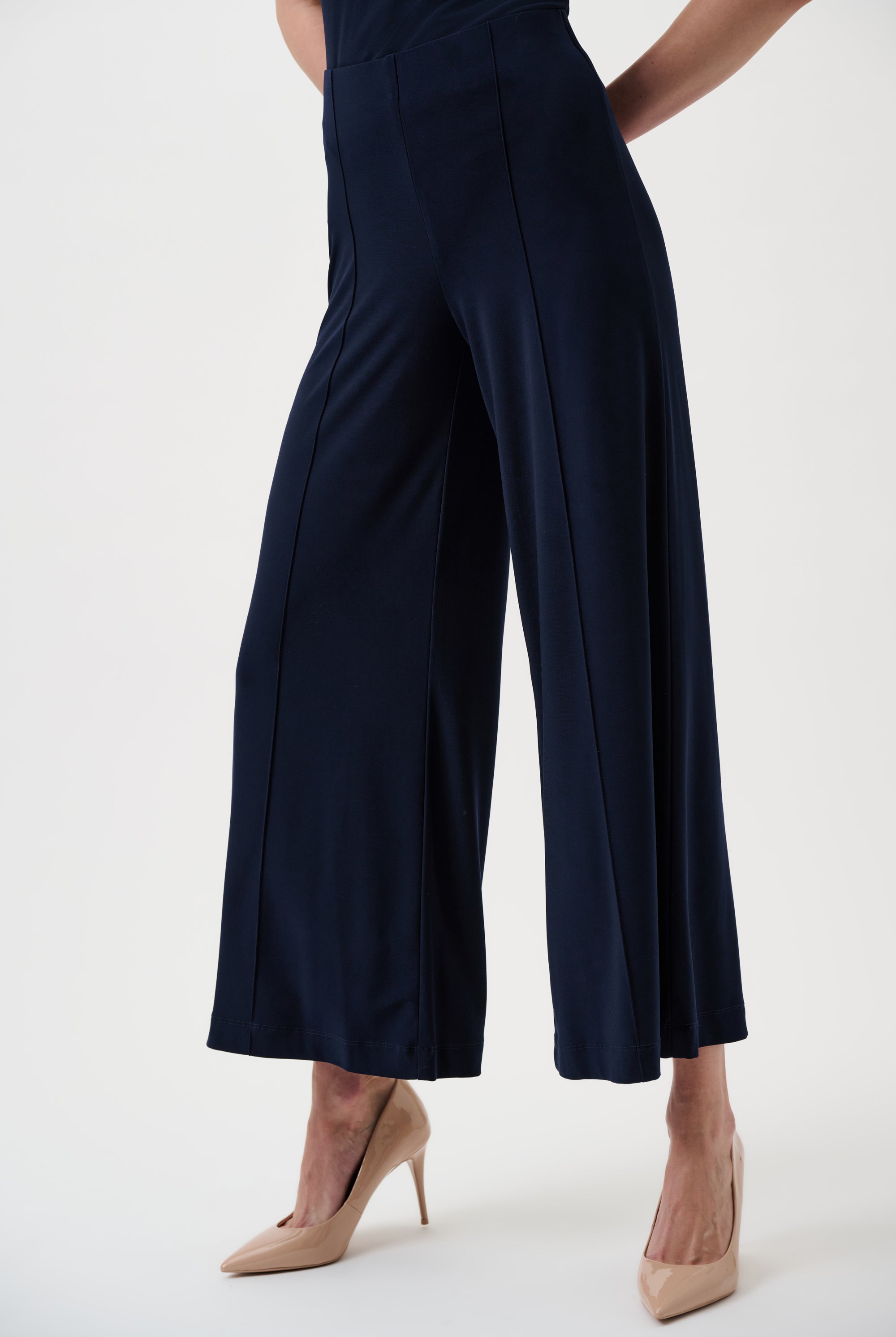 Classic Pull-On Wide Leg Pants - Core Colors