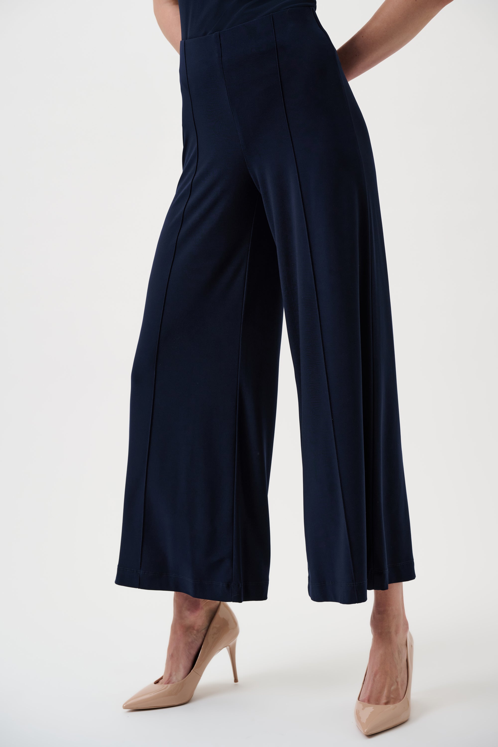 Classic Pull-On Wide Leg Pants - Core Colors