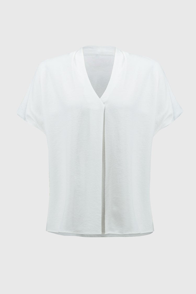 Joseph Ribkoff Textured Woven Straight Top Style 251087