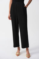 Joseph Ribkoff Seersucker Wide Leg Pull-On Pants Style 251227