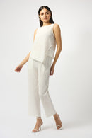 Joseph Ribkoff Seersucker Wide Leg Pull-On Pants Style 251227