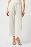 Joseph Ribkoff Seersucker Wide Leg Pull-On Pants Style 251227
