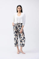 Joseph Ribkoff Sweater Knit Cover-Up with Pearl Ornament Style 251900