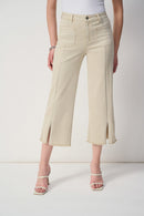 Claudia | Culotte Jeans With Embellished Front Seam-241903S25