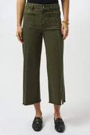 Claudia | Culotte Jeans With Embellished Front Seam-241903S25