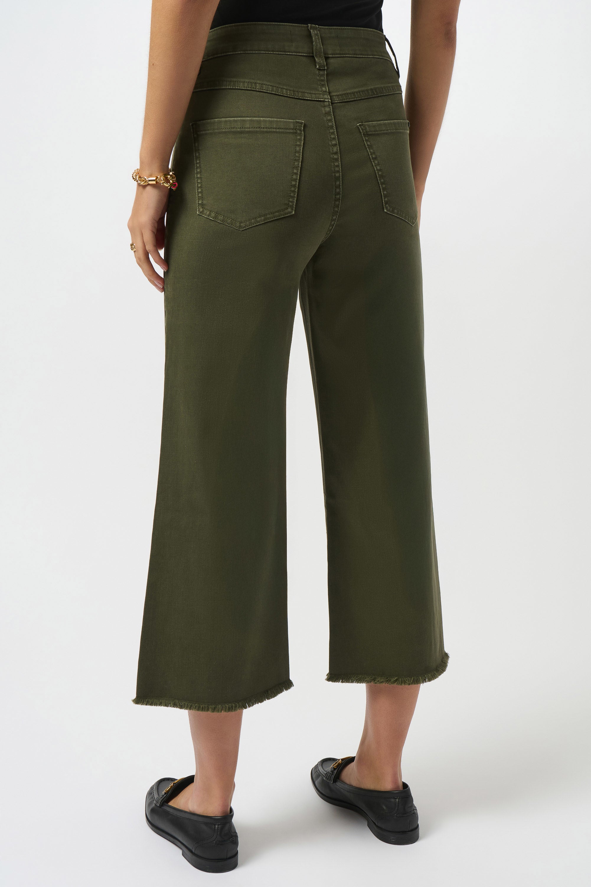 Joseph Ribkoff Claudia | Culotte Jeans With Embellished Front Seam-251901