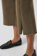 Claudia | Culotte Jeans With Embellished Front Seam-241903S25