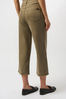 Claudia | Culotte Jeans With Embellished Front Seam-241903S25