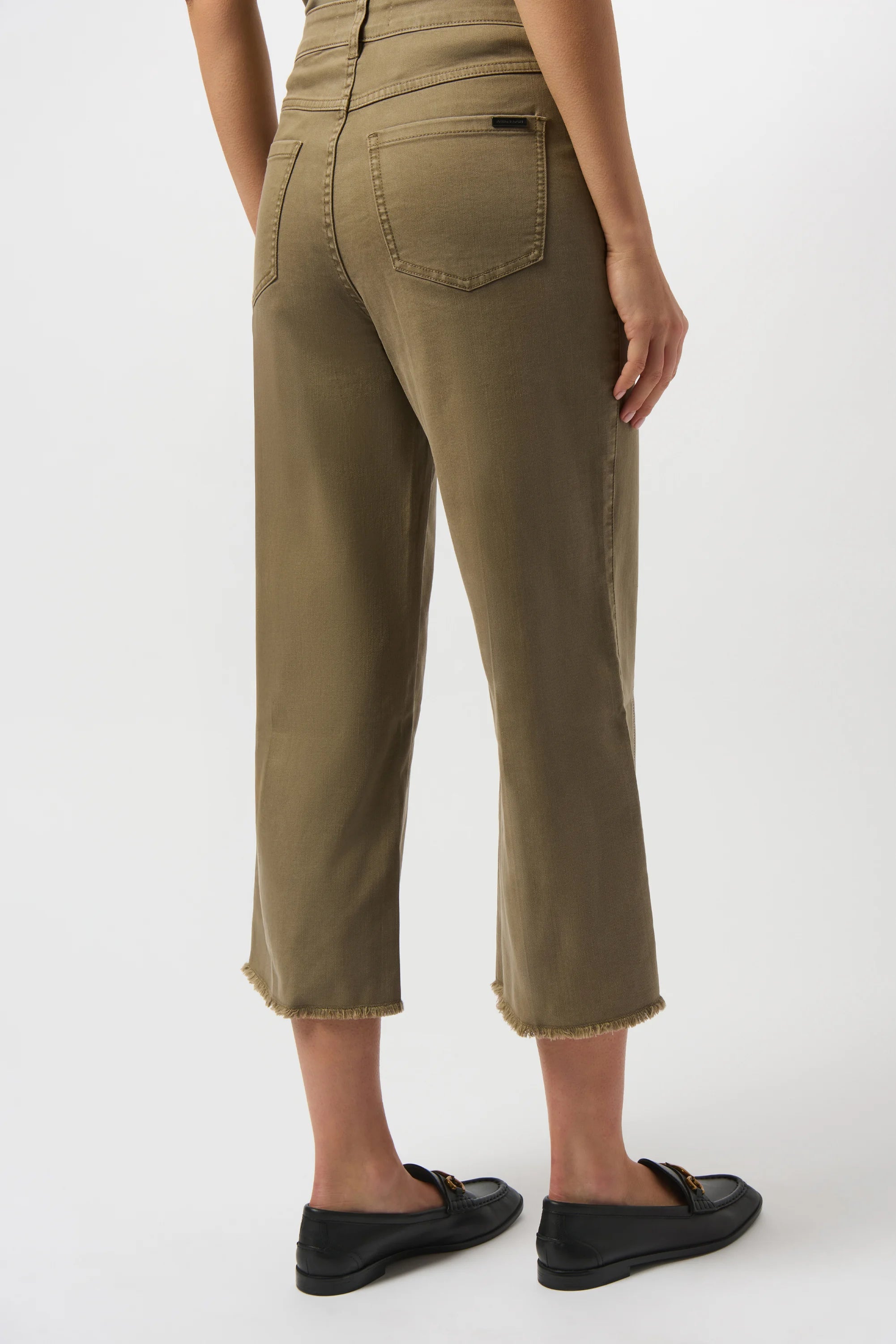 Claudia | Culotte Jeans With Embellished Front Seam-241903S25