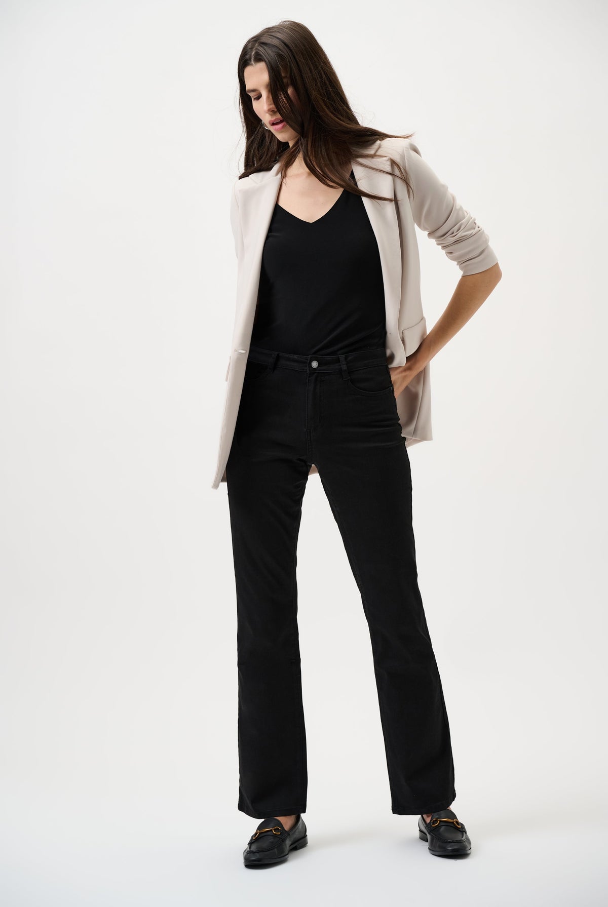 Joseph Ribkoff Brooke | Classic Bootcut Stretch Jeans-251967BCO, view 6